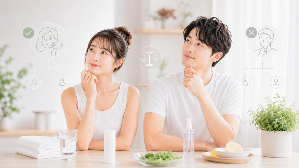 美と健康の選択デザイン