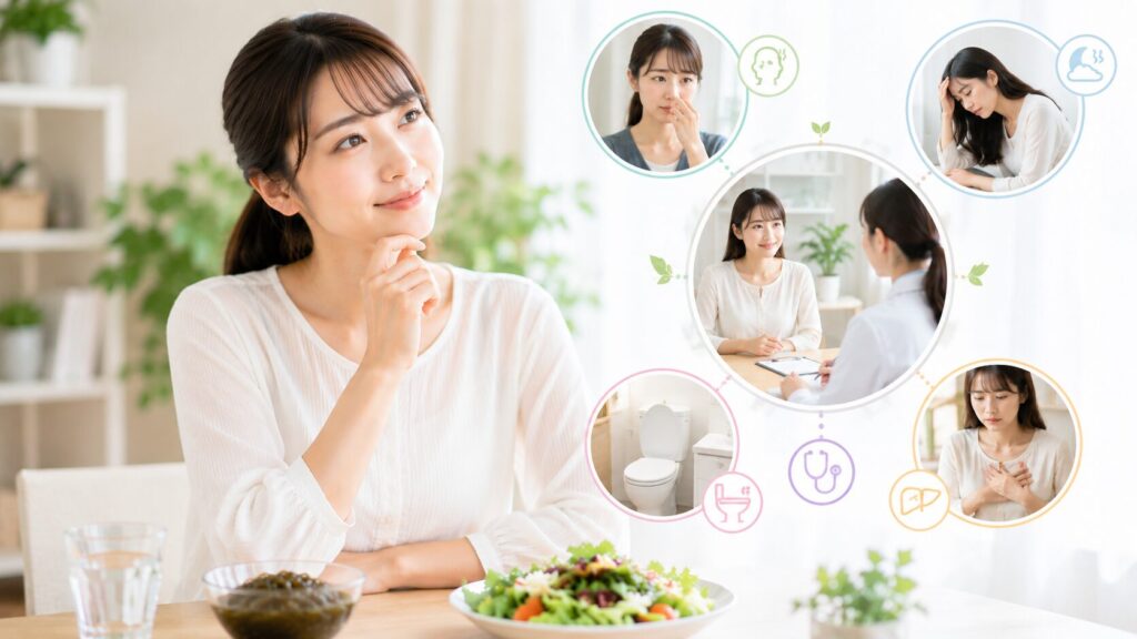 健康相談のインフォグラフィック