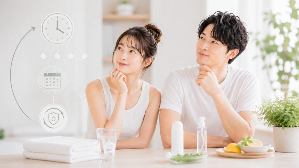 健康的なライフスタイルのひととき