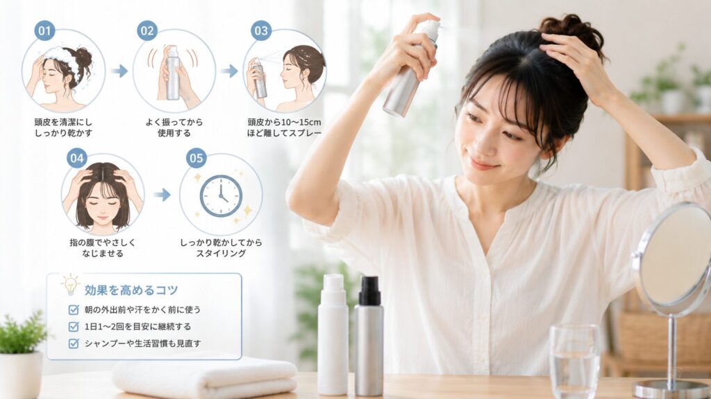 ヘアケアステップガイド