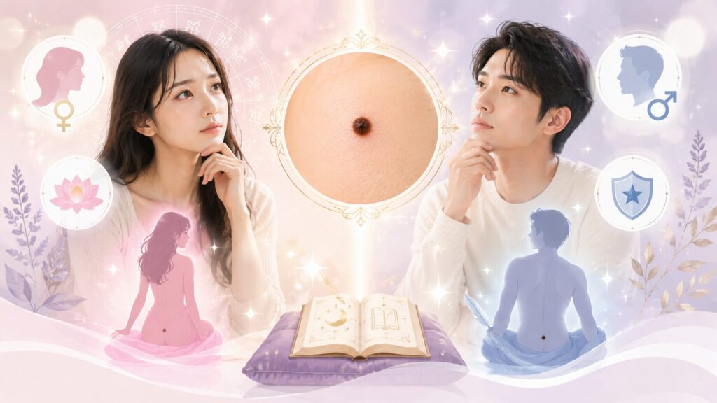ホクロと運命の星占い