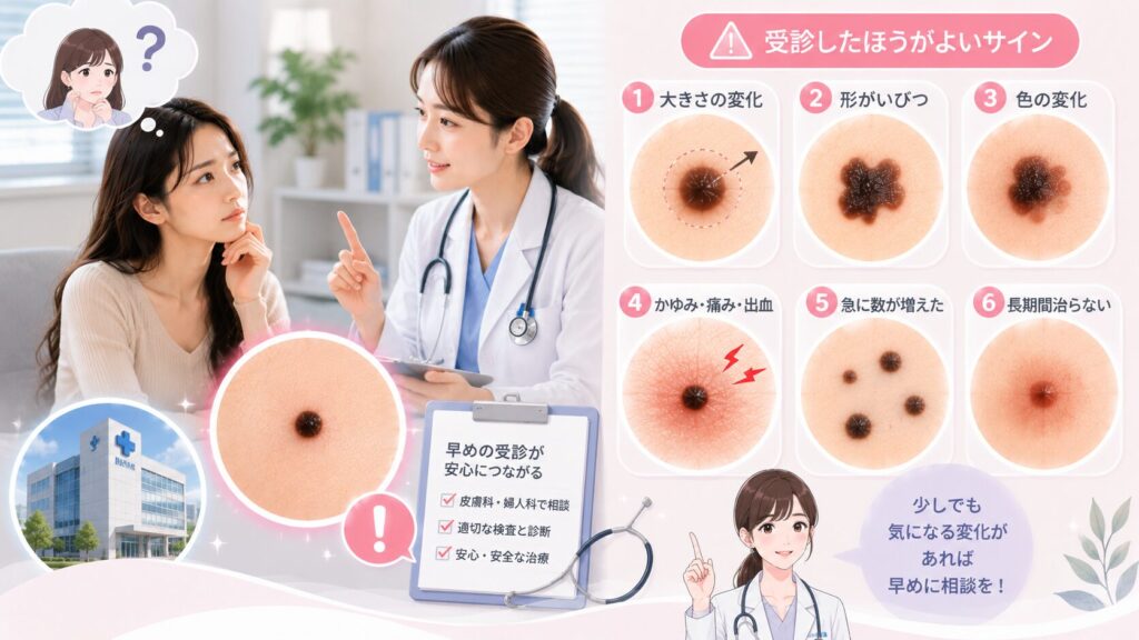 皮膚科・婦人科の受診案内