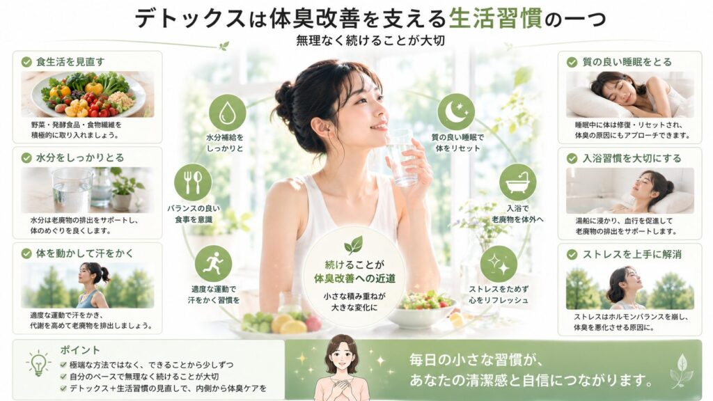 デトックスと生活習慣改善ガイド