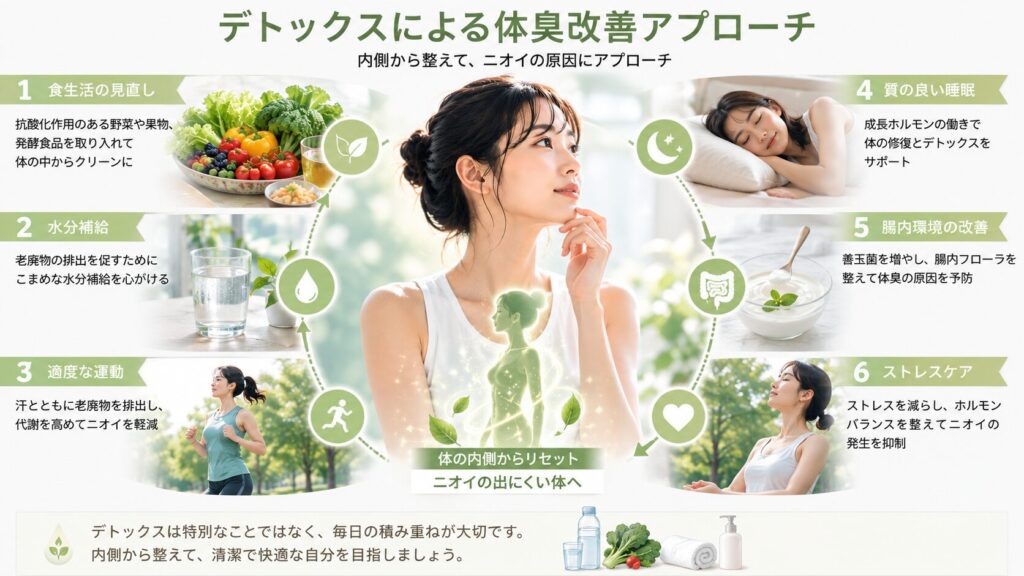 デトックスで清潔な生活へ