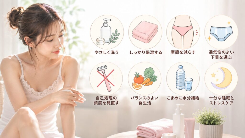 優しいスキンケアの習慣