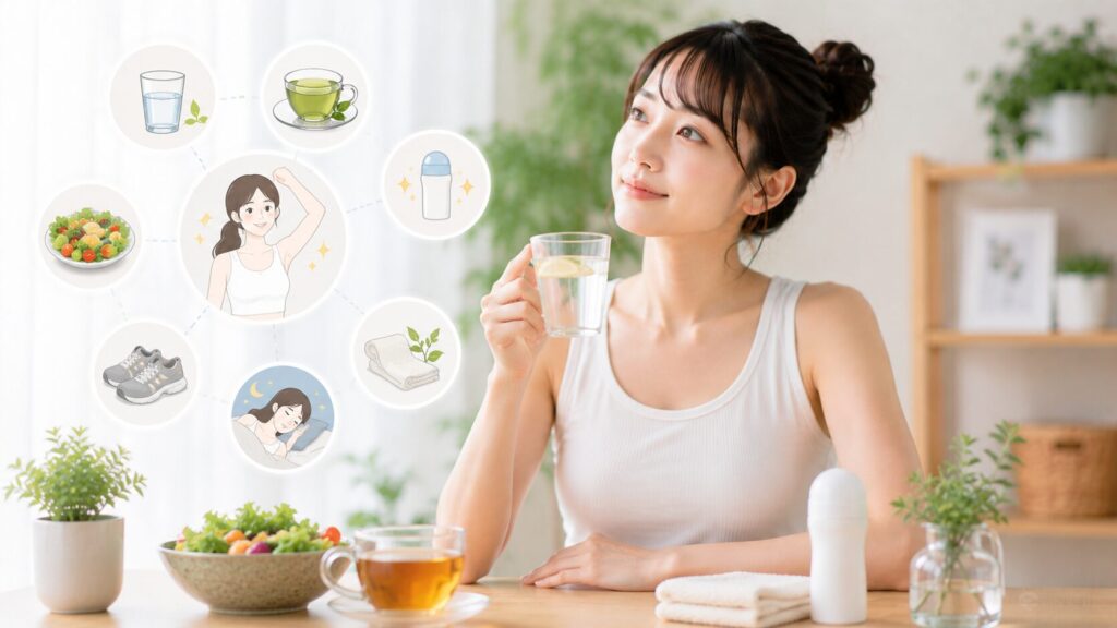 健康的なライフスタイルのひととき