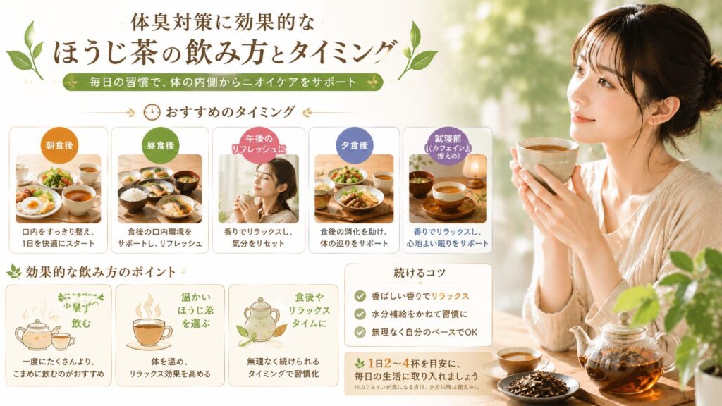 ほうじ茶で香りとリラックス