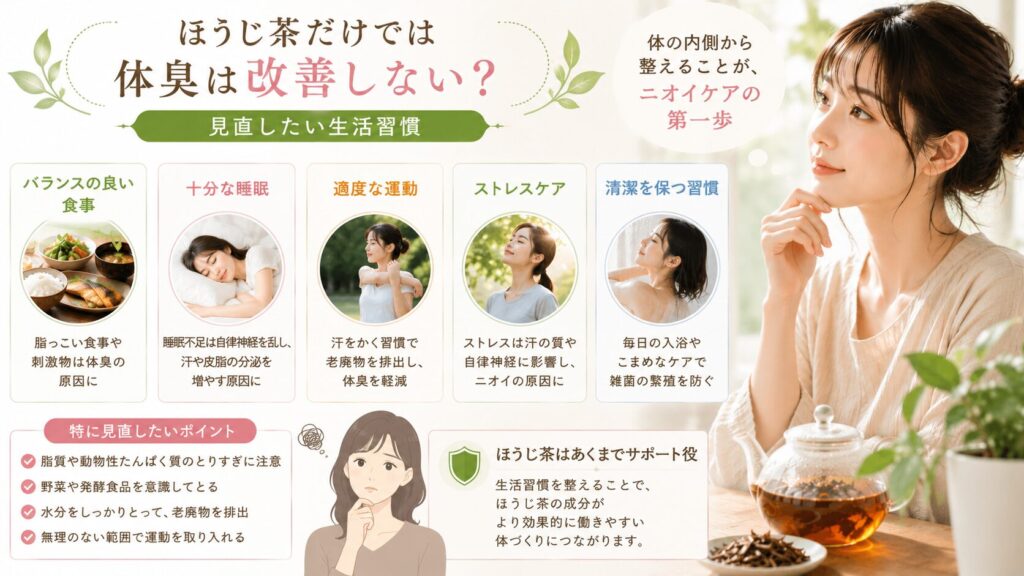 生活習慣で体臭ケア